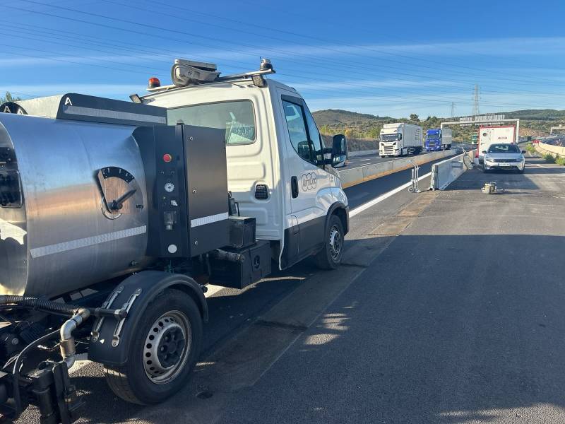 Répandeuse à émulsion de bitume bouille tp