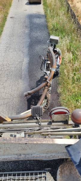 utilisation de l'émulsion de bitume pour la réparation des nids de poule