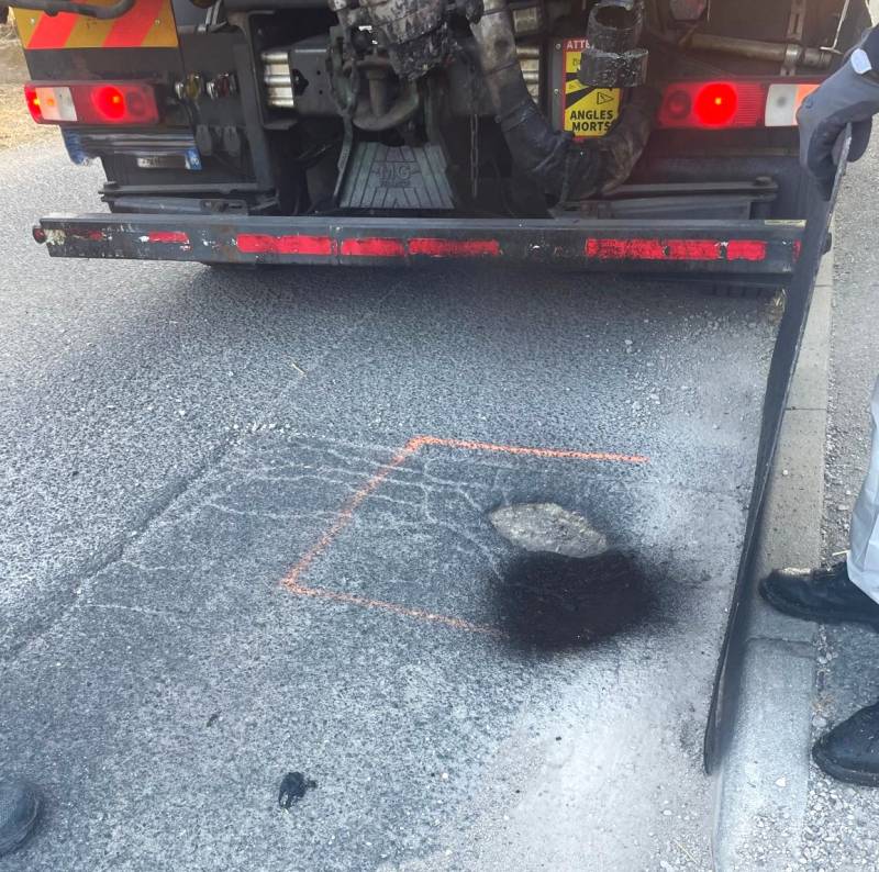 Rupture émulsion de bitume à chaud 