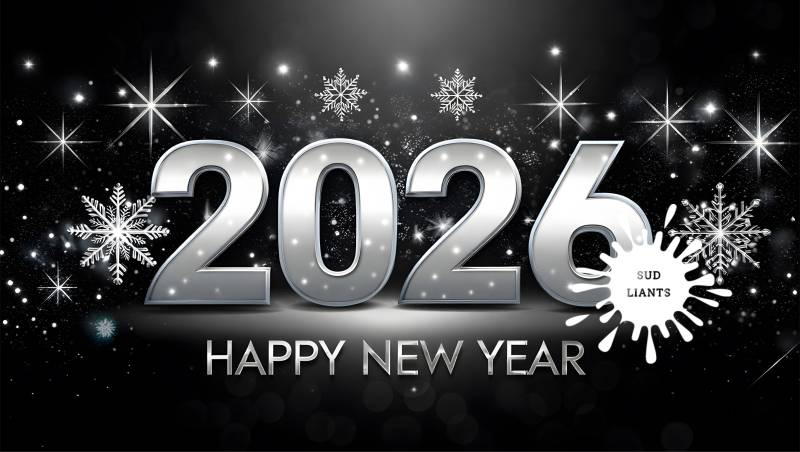 L'équipe Sud Liants vous souhaite une très belle année 2026 !