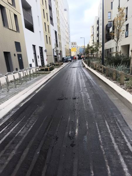 application émulsion bitumineuse à chaud 