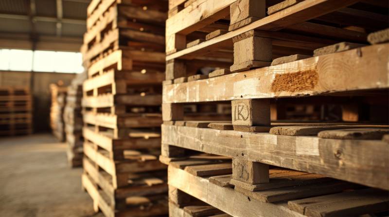 Palettes pour livraison de bidons d'émulsion de bitume en France par transporteur